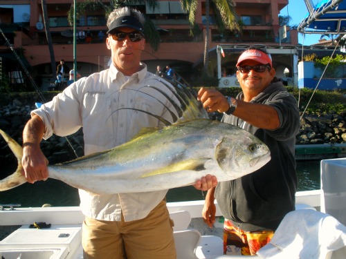 Scott  Turnipseed and his Rooster Fish from Punta Mita area