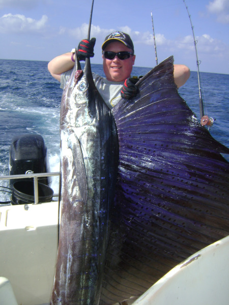 Sailfish at Corbeteña, five more like this were released 