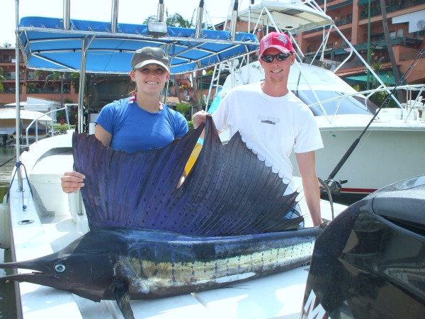 Sailfish, 96 inches Caught by Shawn Pendelton, 8 hrs, Bella Del Mar Panga