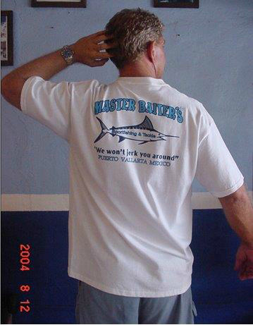 T-Shirts From Master Baiters on  Now… $14.00 Free Shipping, While they  last, Xmas Gifts? - Master Baiter's Sport Fishing & Tackle Puerto Vallarta