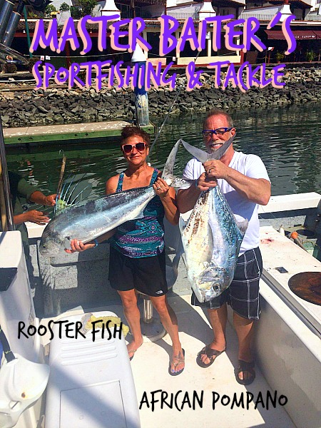 Rooster Fish and Pampano are around the Marietta Islands and Anclote Reef near Sayulita, if YOU´RE LUCKY!