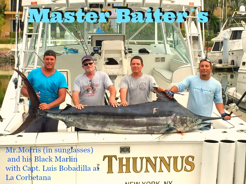 Mike Morris Fishing on Thunnus with Capt. Luis boated this nice Black Marlin at Corbeteña